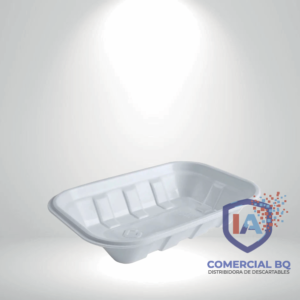 Bandejas descartables resistentes para alimentos, ideales para catering, restaurantes y eventos