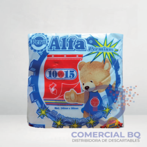 BOLSA CHEQUERA 10x15 ALFA AZUL