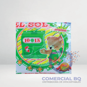 Bolsas chequeras plásticas resistentes para supermercados, mercados y negocios comerciales.